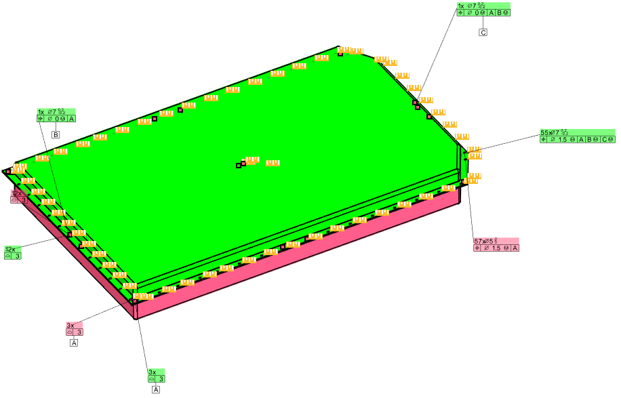 DTAS3D尺寸公差分析及尺寸链计算软件：电池包公差仿真分析案例(图1)