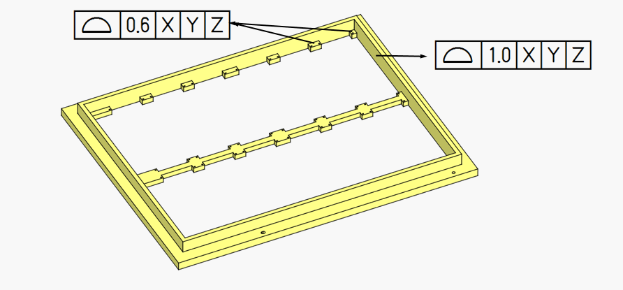 DTAS 3D尺寸公差分析及尺寸链计算软件电池包公差仿真案例(图8)